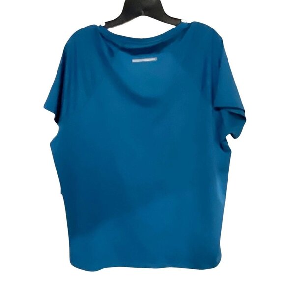 EMS NWT Techwick Essence Peak Series T-Shirt XXL Blue Plus Size Stretch Outdoor - Picture 1 of 6
